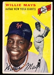 1954 Topps Baseball- #90 Willie Mays, Giants