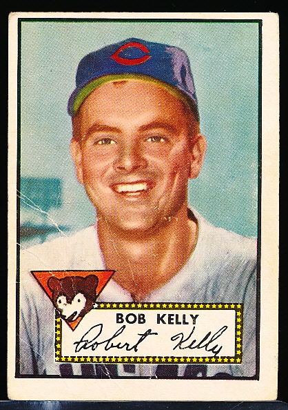 1952 Topps Baseball- Hi#- #348 Bob Kelly, Cubs