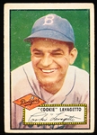 1952 Topps Baseball- Hi#- #365 Harry Lavagetto, Brooklyn