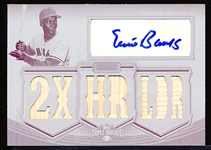 2010 Topps Triple Threads Bb- “Autographs Relics White Whale Printing Plates”- #TTAR-252 Ernie Banks, Cubs- 1 of 1