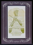 2012 Topps Gypsy Queen Bb- “Yellow Mini Framed Printing Plate”- #347 Ernie Banks, Cubs- 1 of 1
