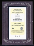 2012 Topps Gypsy Queen Bb- “Yellow Mini Framed Printing Plate”- #347 Ernie Banks, Cubs- 1 of 1