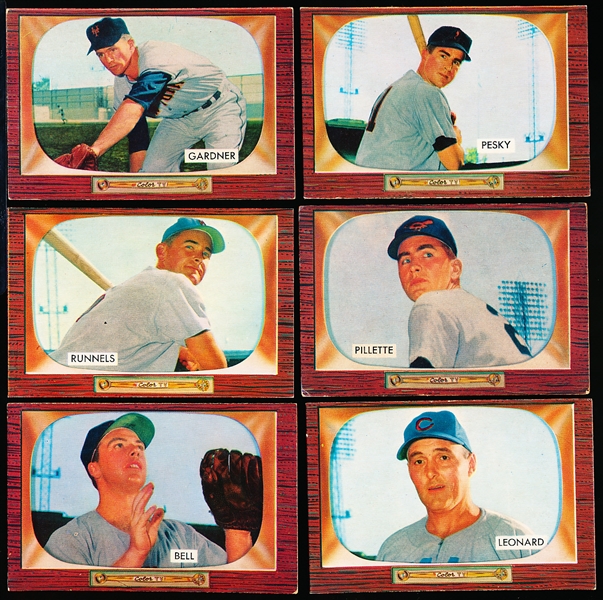 1955 Bowman Bb- 6 Diff Hi#’s