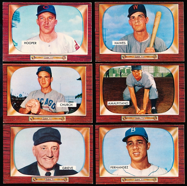 1955 Bowman Bb- 6 Diff Hi#’s