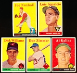 1958 Topps Bb- 5 Diff