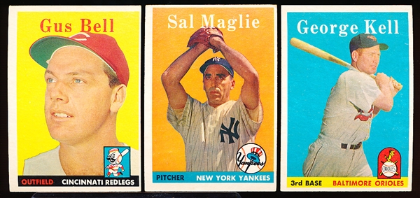 1958 Topps Bb- 18 Diff
