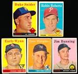 1958 Topps Bb- 5 Diff