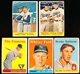 1958 Topps Bb- 5 Diff