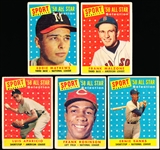 1958 Topps Bb- 5 Diff