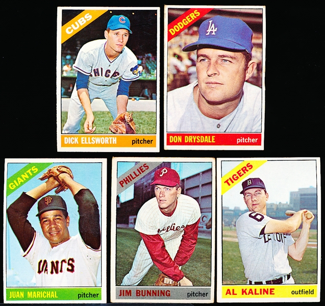 1966 Topps Bb- 5 Diff
