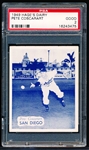 1949 Hage’s Dairy PCL Bb-Pete Coscarart, San Diego- PSA 2 (Good)