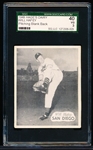 1949 Hage’s Dairy PCL Bb- Will Hafey, San Diego- SGC 40 (Vg 3)- Pitching pose