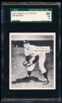 1950 Hage’s Dairy PCL Bb- Jim Moran, San Francisco- With Advertising Back- SGC 60 (Ex 5)