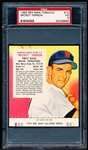 1955 Red Man Tobacco Bb with Tab- #12 Mickey Vernon, Washington- PSA Vg 3 