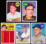 1969 Topps Bb- 5 Diff