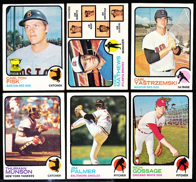 1973 Topps Bb- 6 Diff