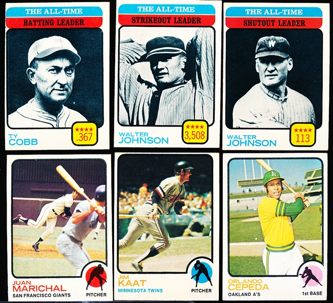 1973 Topps Bb- 6 Diff