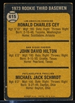 1973 Topps Bb- #615 Mike Schmidt RC