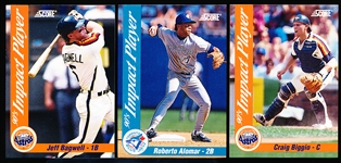 1991-92 Score Baseball Inserts- 57 Asst