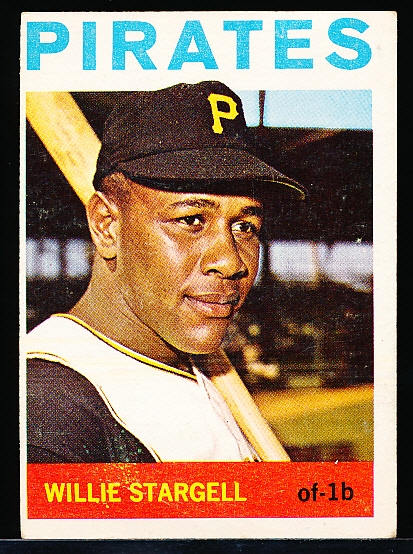 1964 Topps Bb- #342 Willie Stargell, Pirates