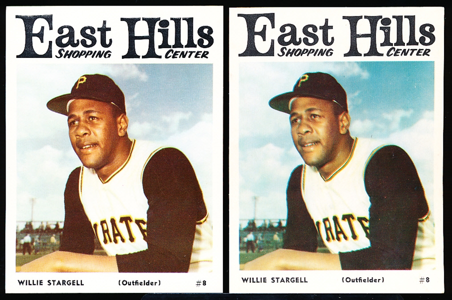 1966 East Hills Pirates- Willie Stargell- 2 Cards