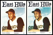 1966 East Hills Pirates- Willie Stargell- 2 Cards