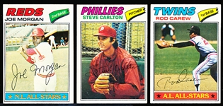1977 Topps Bb- 85 Diff- # between #87 and #172- Missing only #140 Schmidt