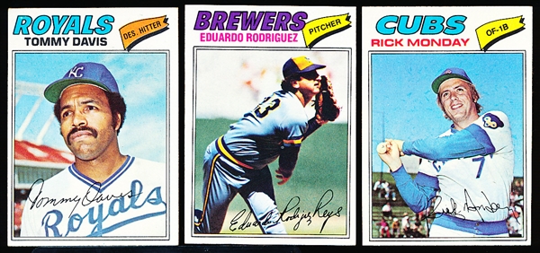 1977 Topps Bb- 101 Diff- # between #360 and #460