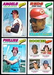 1977 Topps Baseball- 4 Diff Stars
