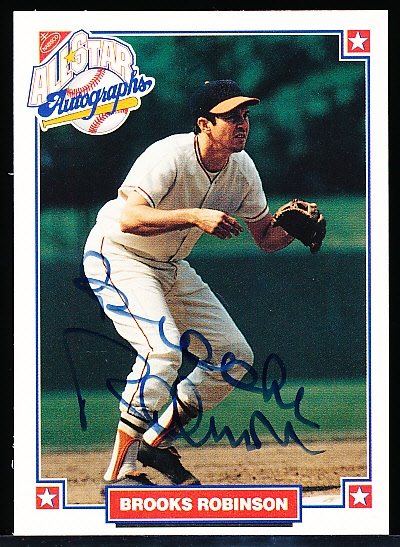1993 Nabisco Bsbl. “All-Star Autographs”- Brooks Robinson