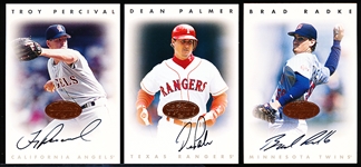 1996 Leaf Signature Series Bsbl. “Autographs”- 19 Diff. Cards