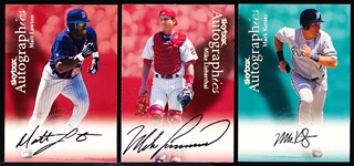 1999 SkyBox Bsbl. “Autographics”- 16 Diff. Cards