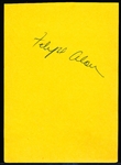 Autographed Felipe Alou MLB Album Page