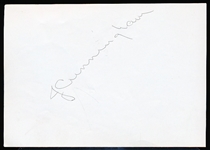 Autographed Joe Cunningham & Chuck Harmon MLB Album Page