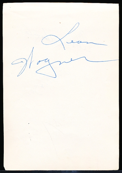 Autographed John Fitzgerald, Leon Wagner, & Al Worthington MLB Album Page