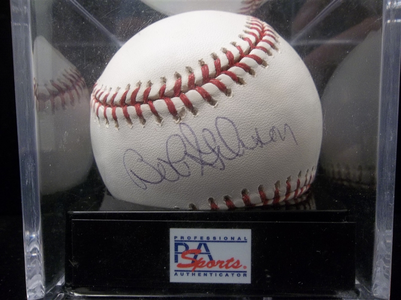 Autographed & Graded Bob Gibson Official MLB (Selig) Baseball- PSA Graded Mint+ 9.5