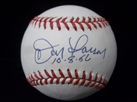 Autographed &d Inscribed Don Larsen Official AL Baseball