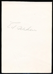 Autographed Ed Miksis MLB Album Page