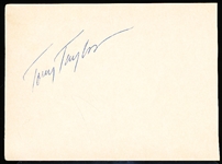 Autographed Tony Taylor MLB Album Page