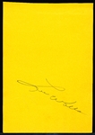 Autographed Lee Walls MLB Album Page
