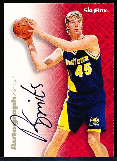 1996-97 SkyBox Bskbl. “Autographics”- Rik Smits, Pacers