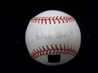 Autographed 2001 Topps Archives Reserve Dick Groat MLB (Selig Commissioner) Baseball- #1829935
