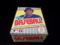1989 Fleer Baseball- One Unopened Wax Box