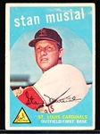 1959 Topps Baseball- #150 Stan Musial, Cards