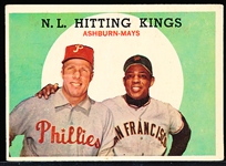 1959 Topps Baseball- #317 Ashburn/ Mays