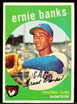 1959 Topps Bb- #350 Ernie Banks, Cubs