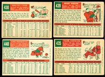 1959 Topps Baseball- 4 Diff
