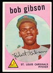 1959 Topps Baseball- #514 Bob Gibson RC- Hall of Famer! 