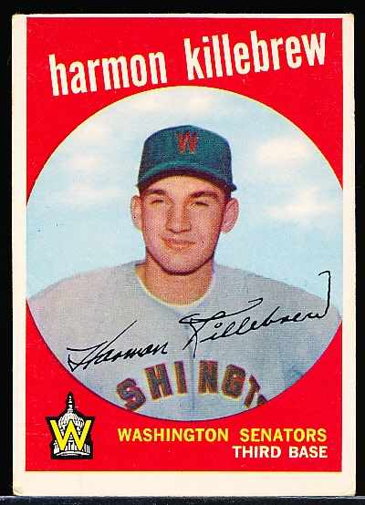 1959 Topps Baseball- #515 Harmon Killebrew, Washington- Hi#
