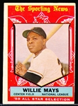 1959 Topps Baseball- #563 Willie Mays All Star